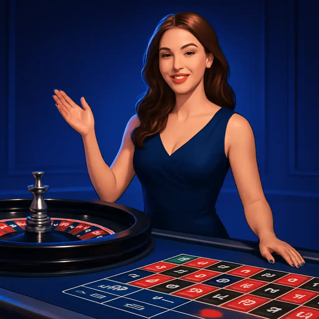 Table de casino en direct avec croupier sur Spinboss